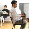 Desketic Cove Three-Sided Felt Study Booth — Desketic Acoustic Architecture & Workspace Quietude