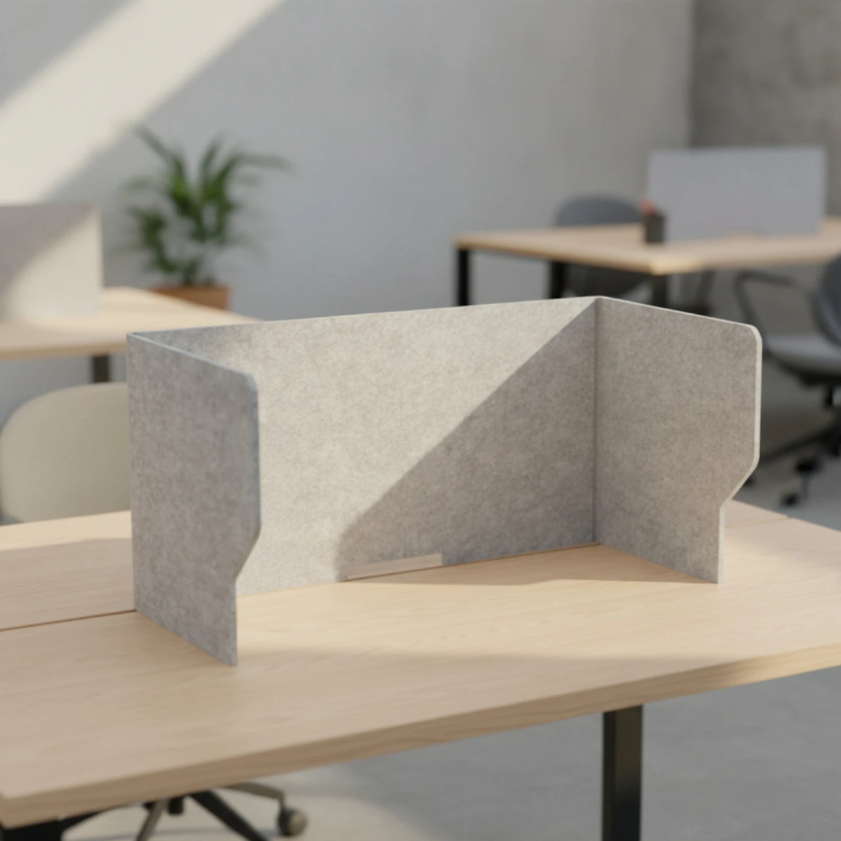 Desketic Cove Three-Sided Felt Study Booth — Desketic Acoustic Architecture & Workspace Quietude — view 5