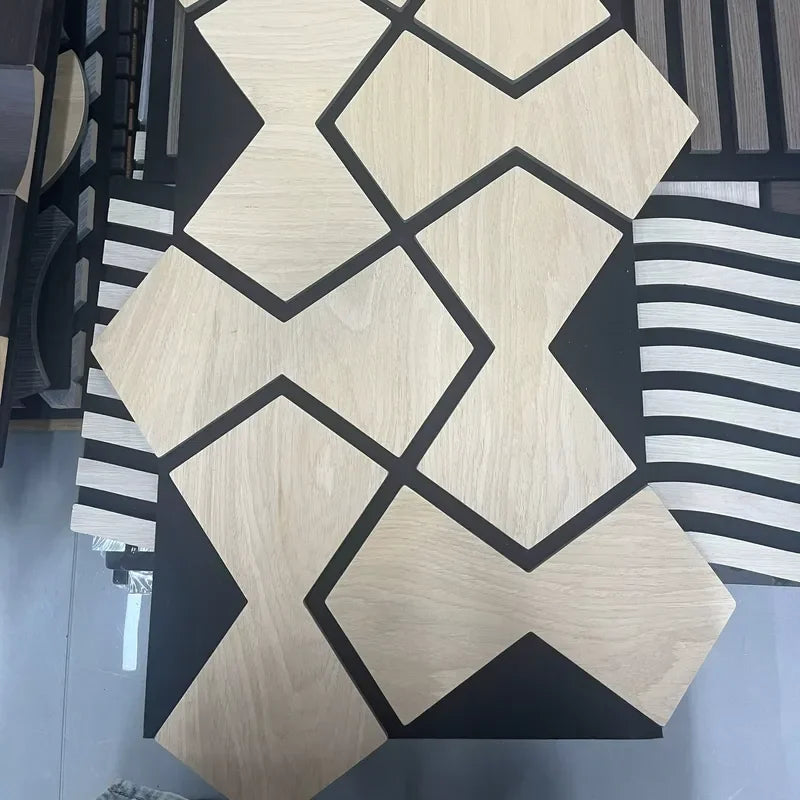 Desketic Contour Felt-Backed Wood-Grain Slat Acoustic Panel — Desketic Acoustic Architecture & Workspace Quietude — view 2