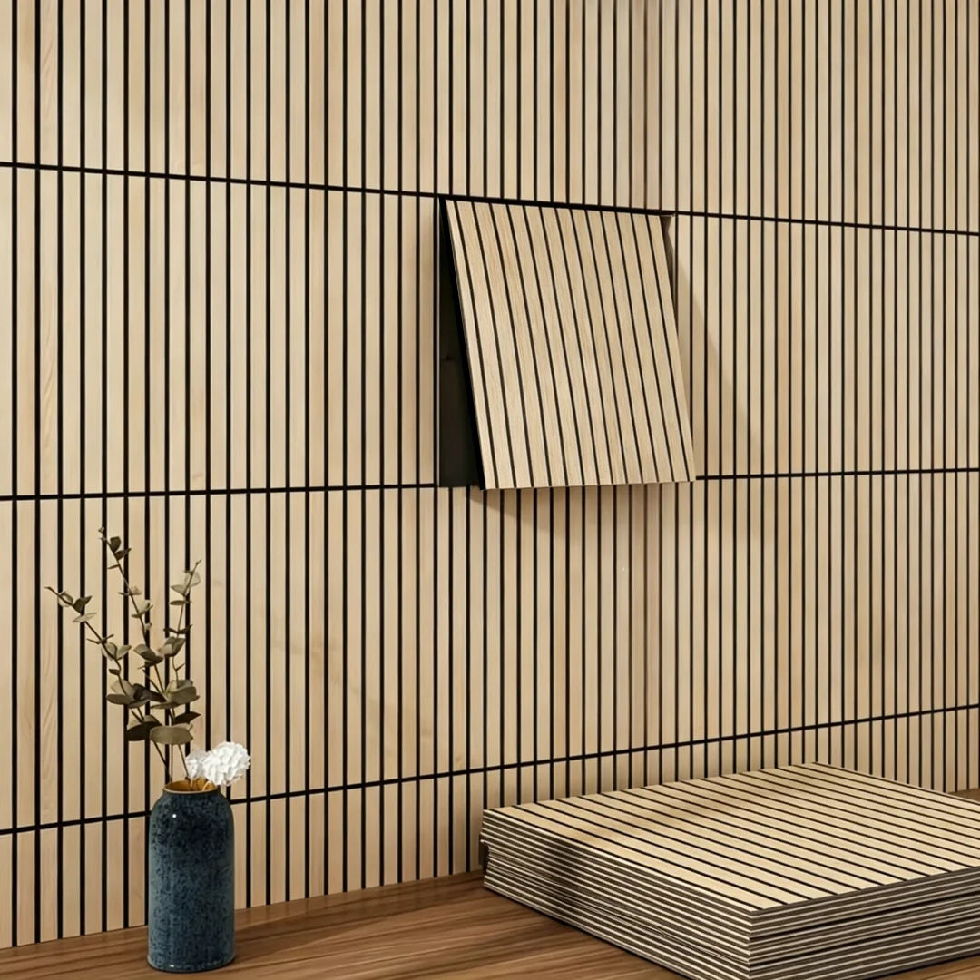 Desketic Linea Peel-and-Stick Slat Wall Panels — Desketic Acoustic Architecture & Workspace Quietude