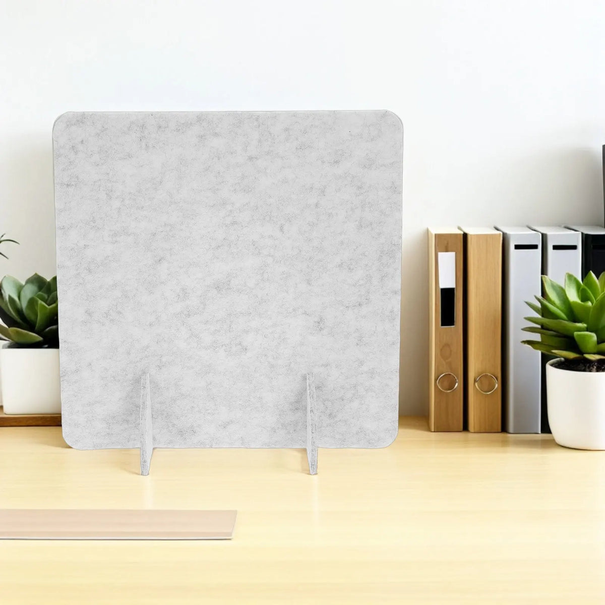 Desketic Silence PET-Felt Architectural Desk Privacy Baffle — Desketic Acoustic Architecture & Workspace Quietude — view 4