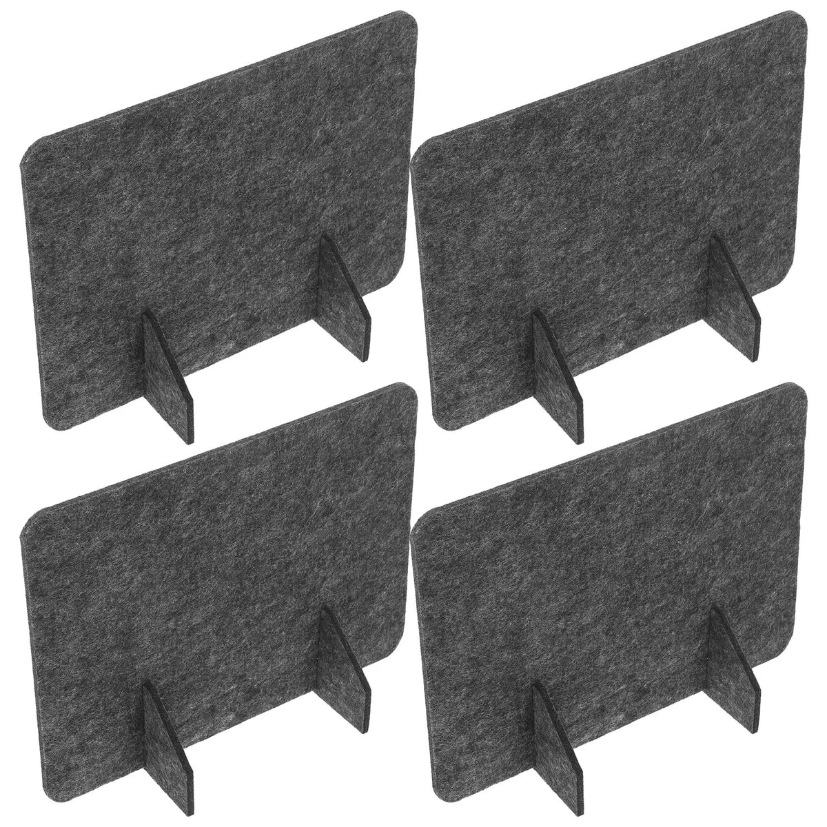 Desketic Quorum Four-Panel Felt Workstation Divider Set — Desketic Acoustic Architecture & Workspace Quietude — view 3