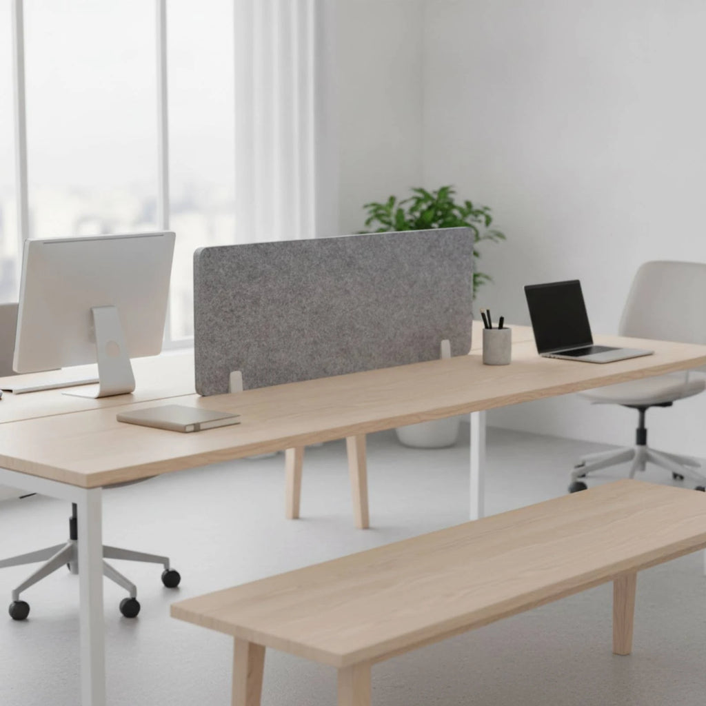 Desketic Pillar Freestanding Acoustic Desk Baffle — Desketic Acoustic Architecture & Workspace Quietude — view 4