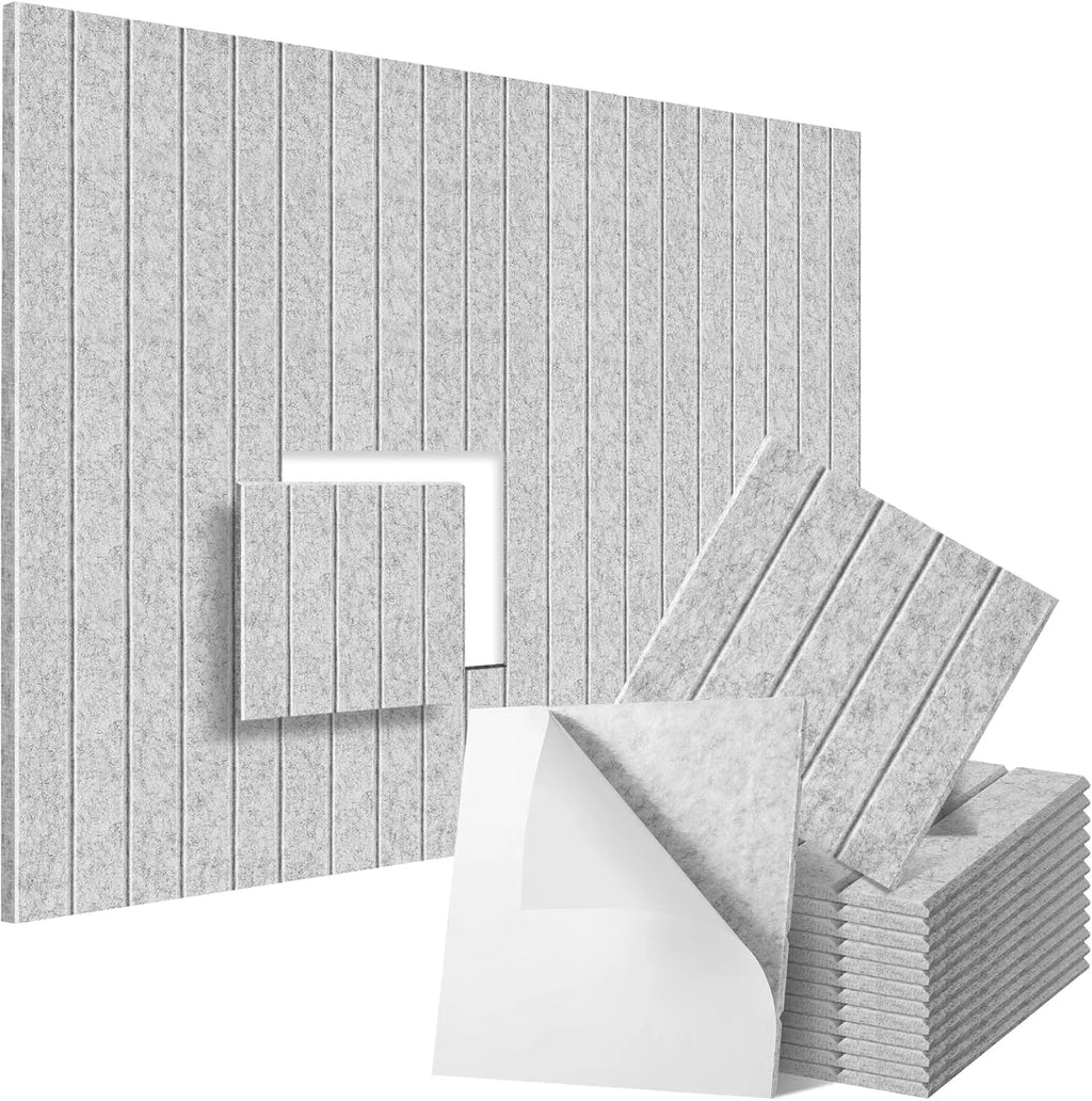Desketic Pinstripe Square Felt Acoustic Tiles — Desketic Acoustic Architecture & Workspace Quietude — view 3