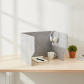 Desketic Nook Three-Sided Felt Desk Screen with Cable Cutouts — Desketic Acoustic Architecture & Workspace Quietude