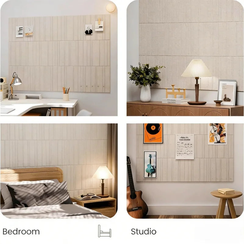 Desketic Stria Ribbed Felt Acoustic Squares — Desketic Acoustic Architecture & Workspace Quietude