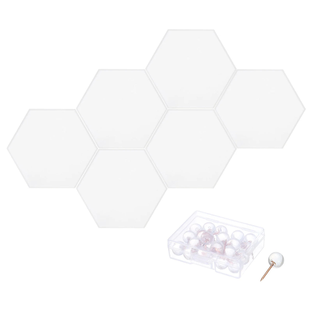 Desketic Petite Hexagon Felt Accent Tiles (Set of 6) — Desketic Acoustic Architecture & Workspace Quietude — view 2