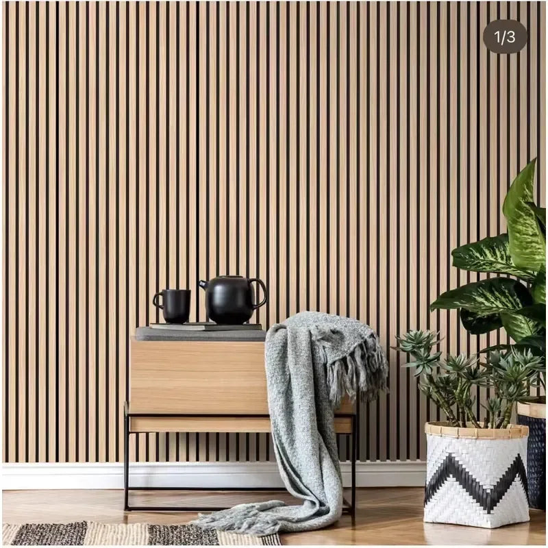 Desketic Grove Genuine Smoked-Oak Acoustic Slat Panel — Desketic Acoustic Architecture & Workspace Quietude — view 4