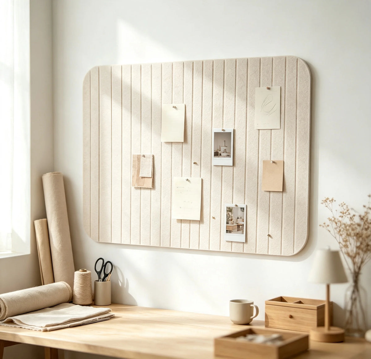 Desketic Column Vertical-Rib Felt Acoustic Board — Desketic Acoustic Architecture & Workspace Quietude — view 2