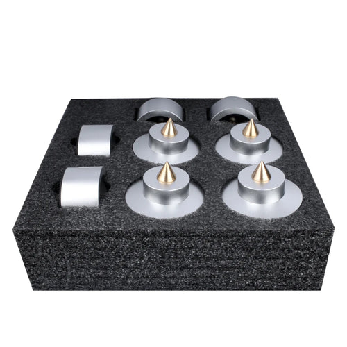Desketic Apex Aluminium Speaker Isolation Cones (Set of 4) — Desketic Acoustic Architecture & Workspace Quietude