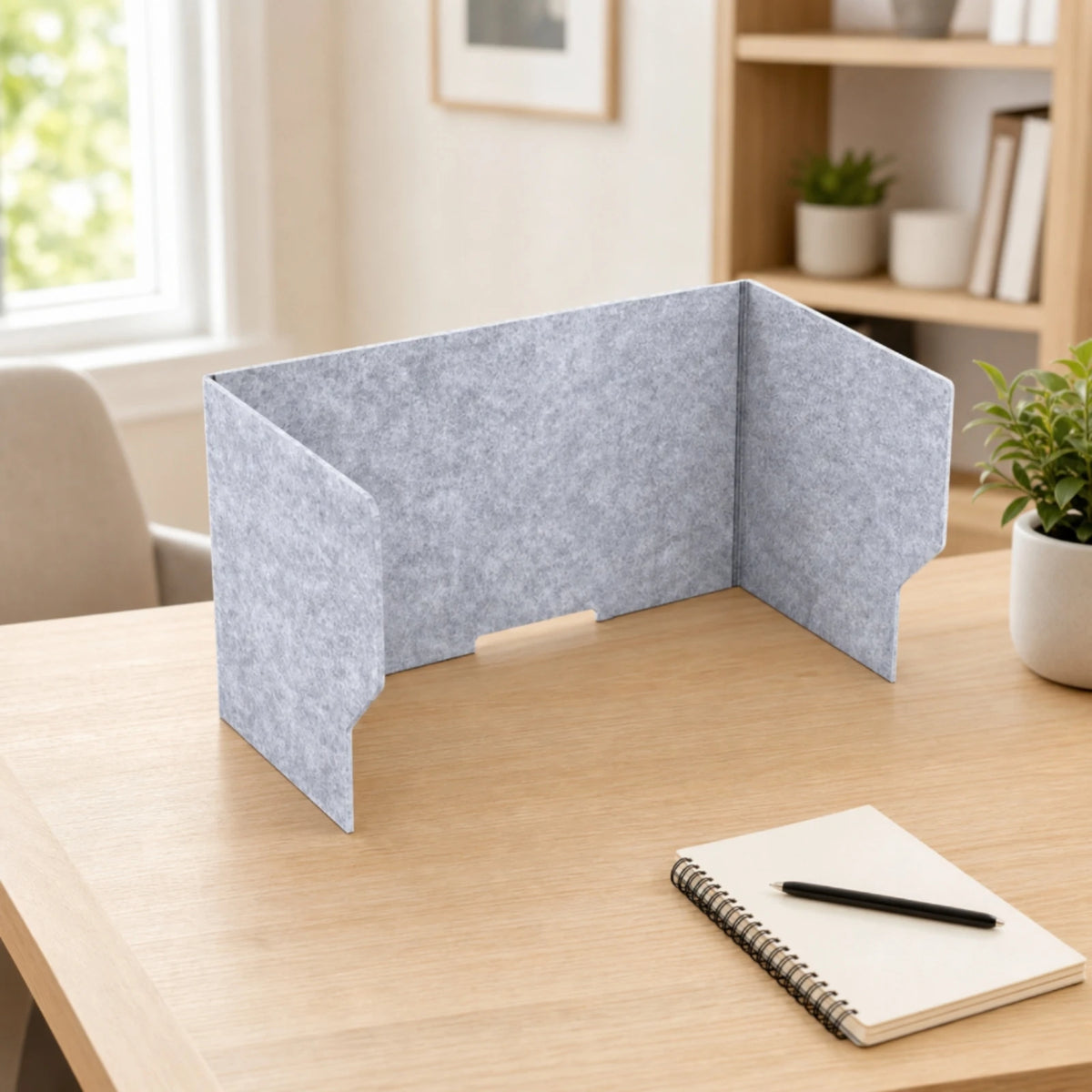 Desketic Cove Three-Sided Felt Study Booth — Desketic Acoustic Architecture & Workspace Quietude — view 2